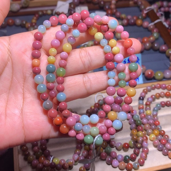 玛瑙/玉髓未镶嵌手链盐源玛瑙