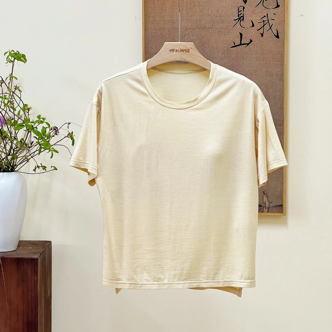 【新年福利.B 品】 柞蚕丝家居服下装 上衣120  （1-10）