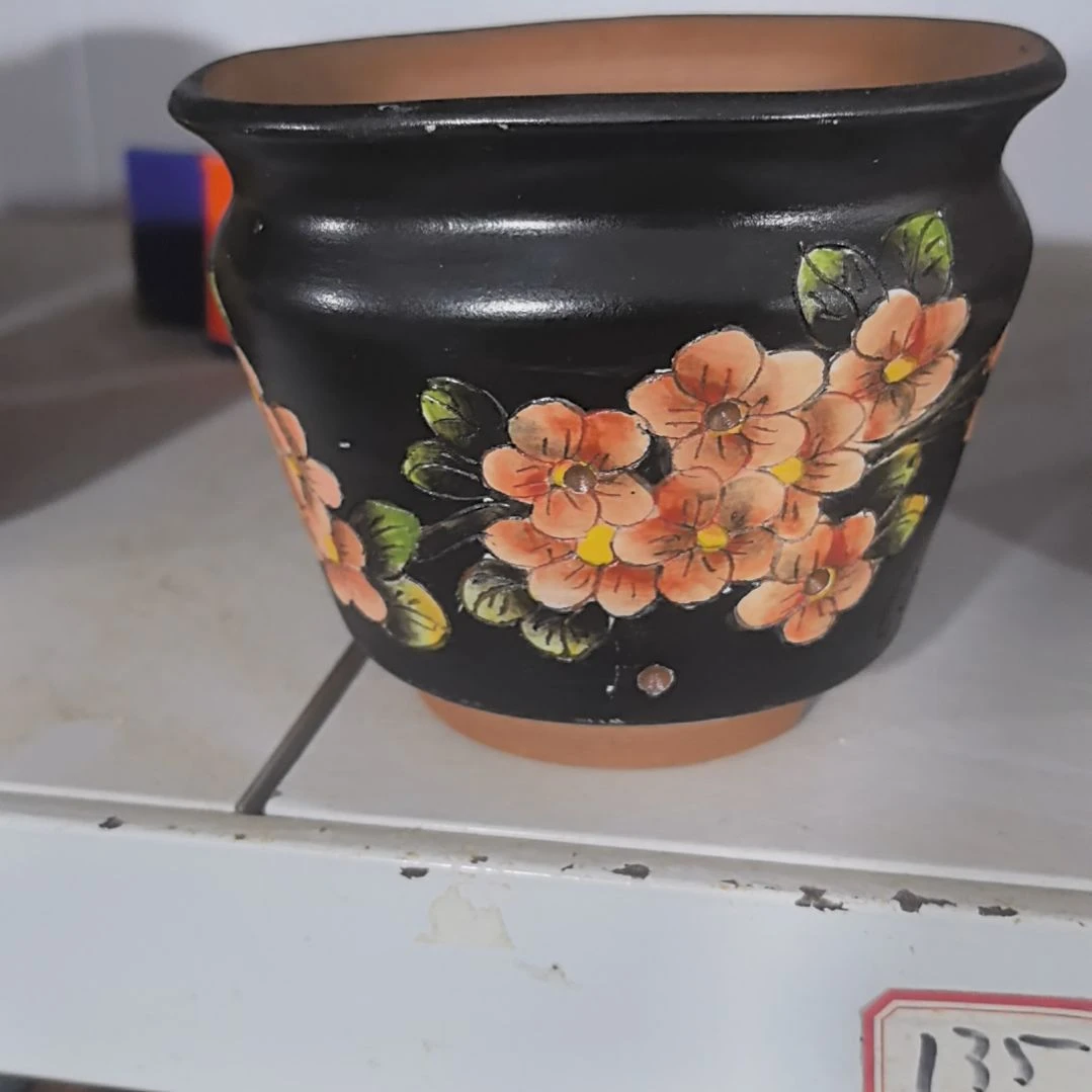 红泥花盆景德镇花盆