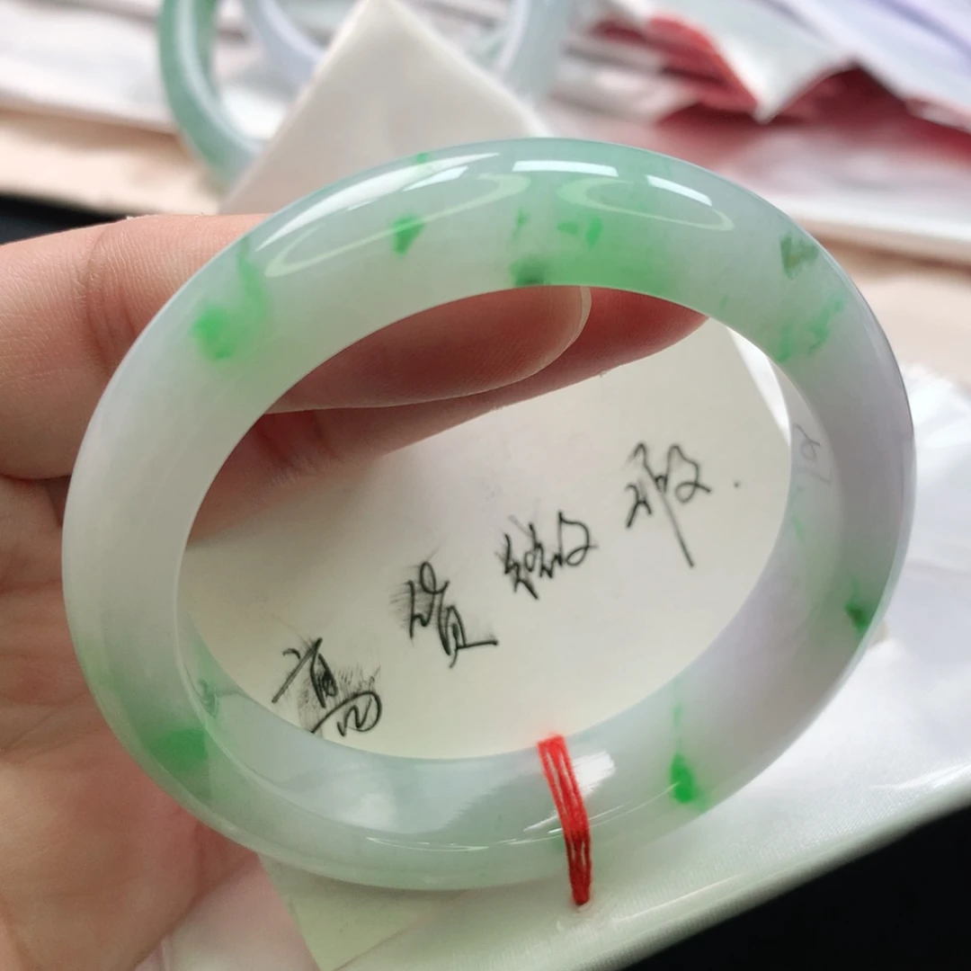 翡翠未镶嵌手镯缅甸51,52
