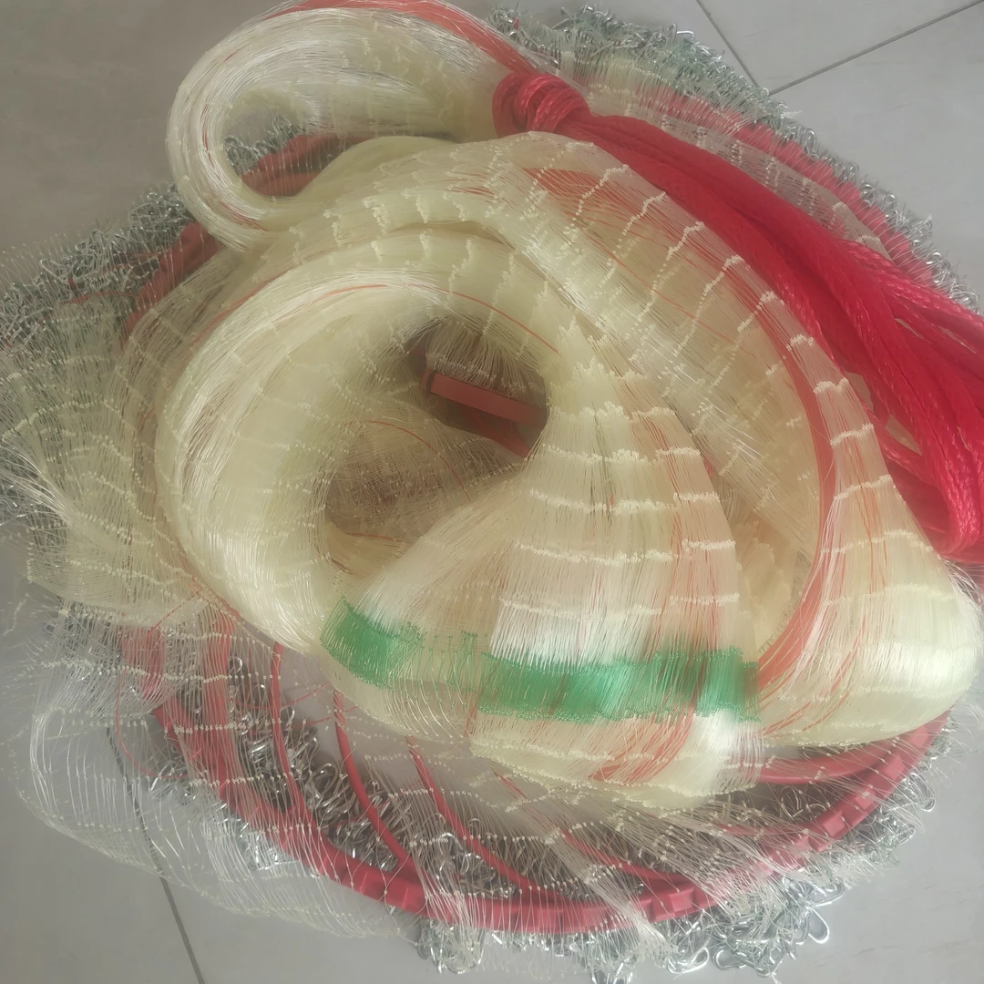 双面齿轮盘大飞盘式手抛网加重链条结实耐用适合捕鱼