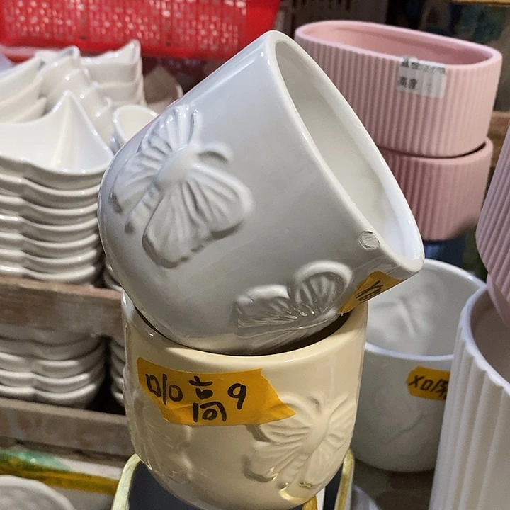 陶摆件陶盆有孔 瑕疵介意勿拍