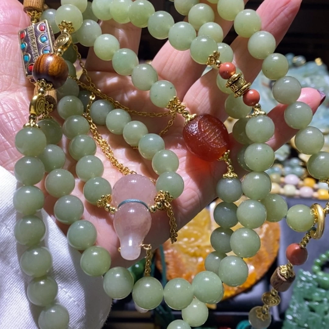 【闪购商品】岫玉毛衣链未镶嵌