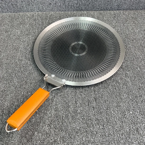 迪尼兰316不锈钢单把烤盘户外烧烤盘家用煎烤盘烙饼烤肉盘煎鱼