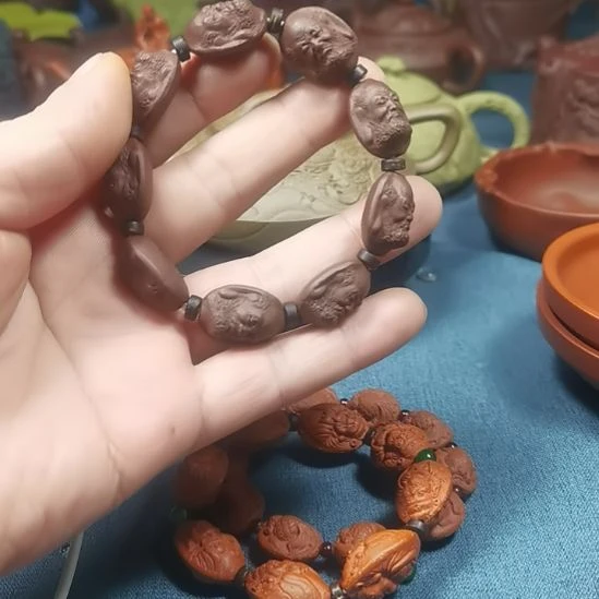 紫砂茶杯紫砂达摩悟禅手串