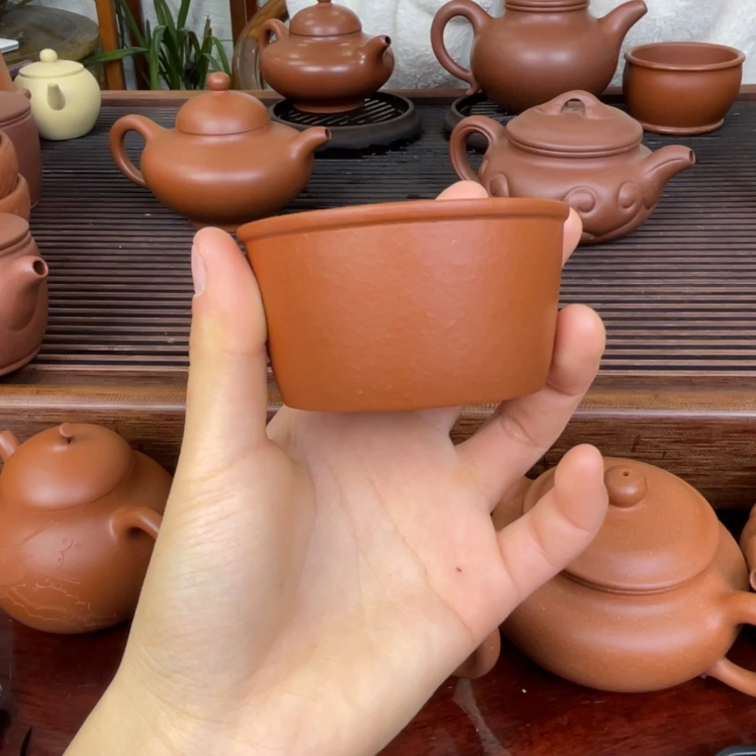 紫砂茶壶卫*赵庄朱泥主人杯抽奖