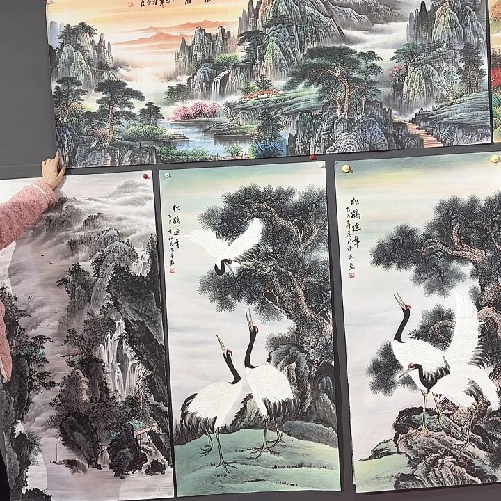 纸本国画作品展销中心