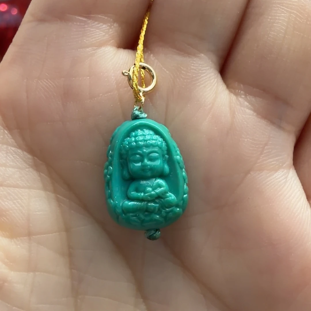 绿松石未镶嵌颈饰