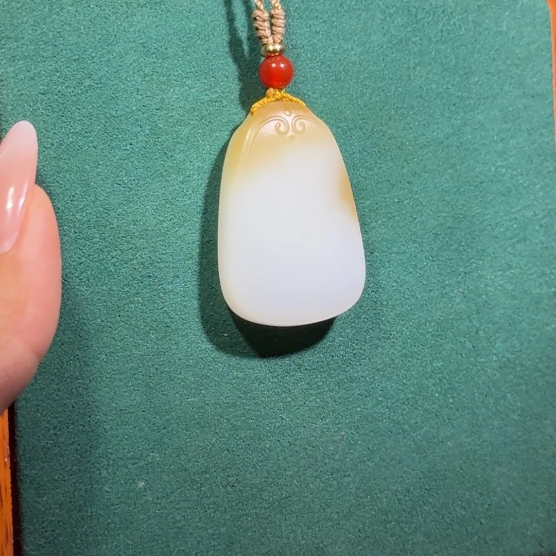 和田玉未镶嵌吊坠(不含链)