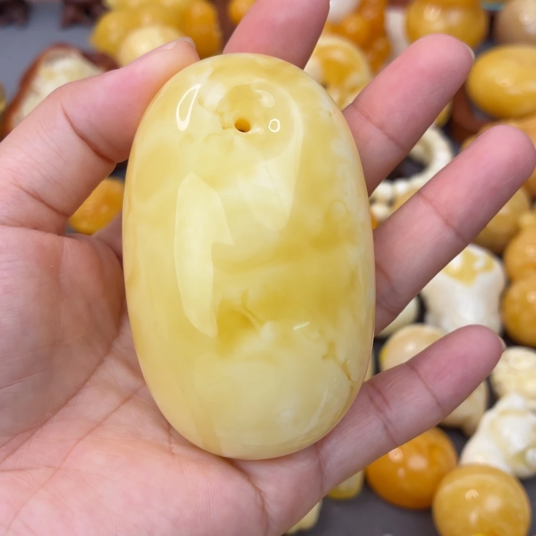 蜜蜡未镶嵌吊坠(不含链)蛋面