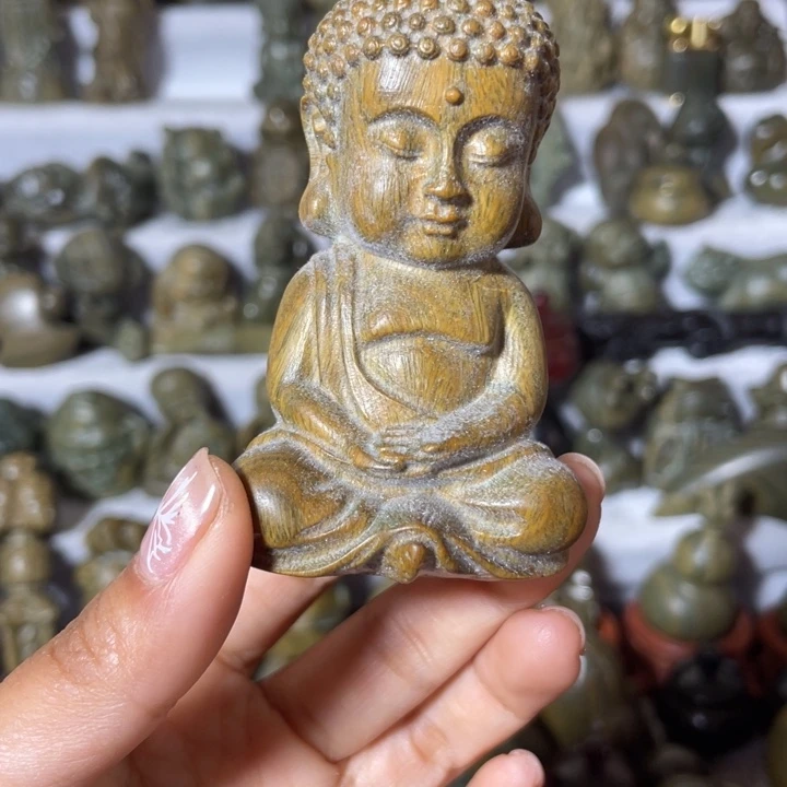 木快***人阿根廷绿檀宝宝佛