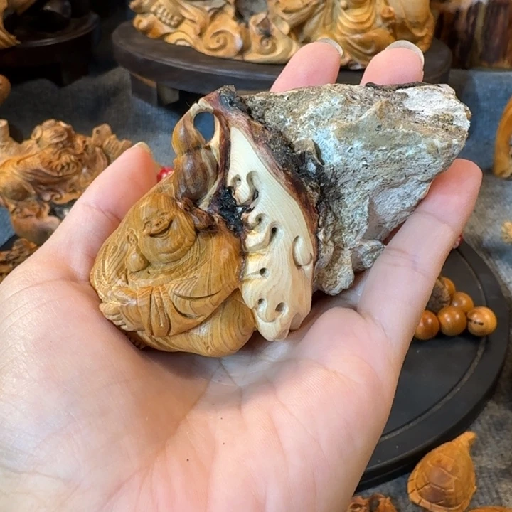 崖柏摆件手把件等