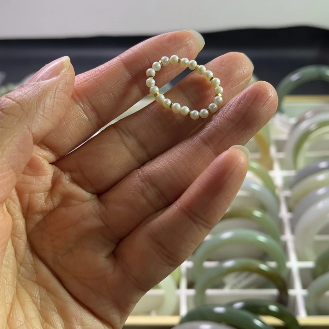 淡水珍珠指环未镶嵌