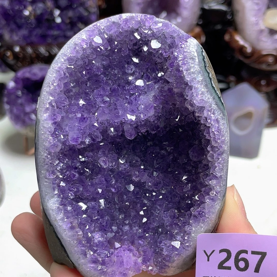 紫晶未镶嵌珠宝半成品