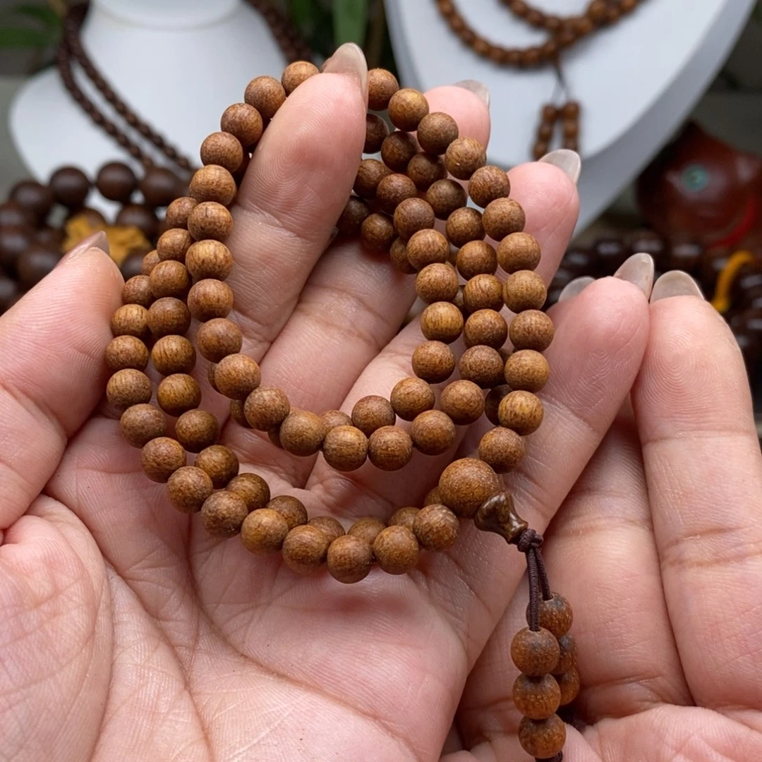 贡木手串/手链平**乐贡木0.6橘皮辣黄龙鳞星空粗抛