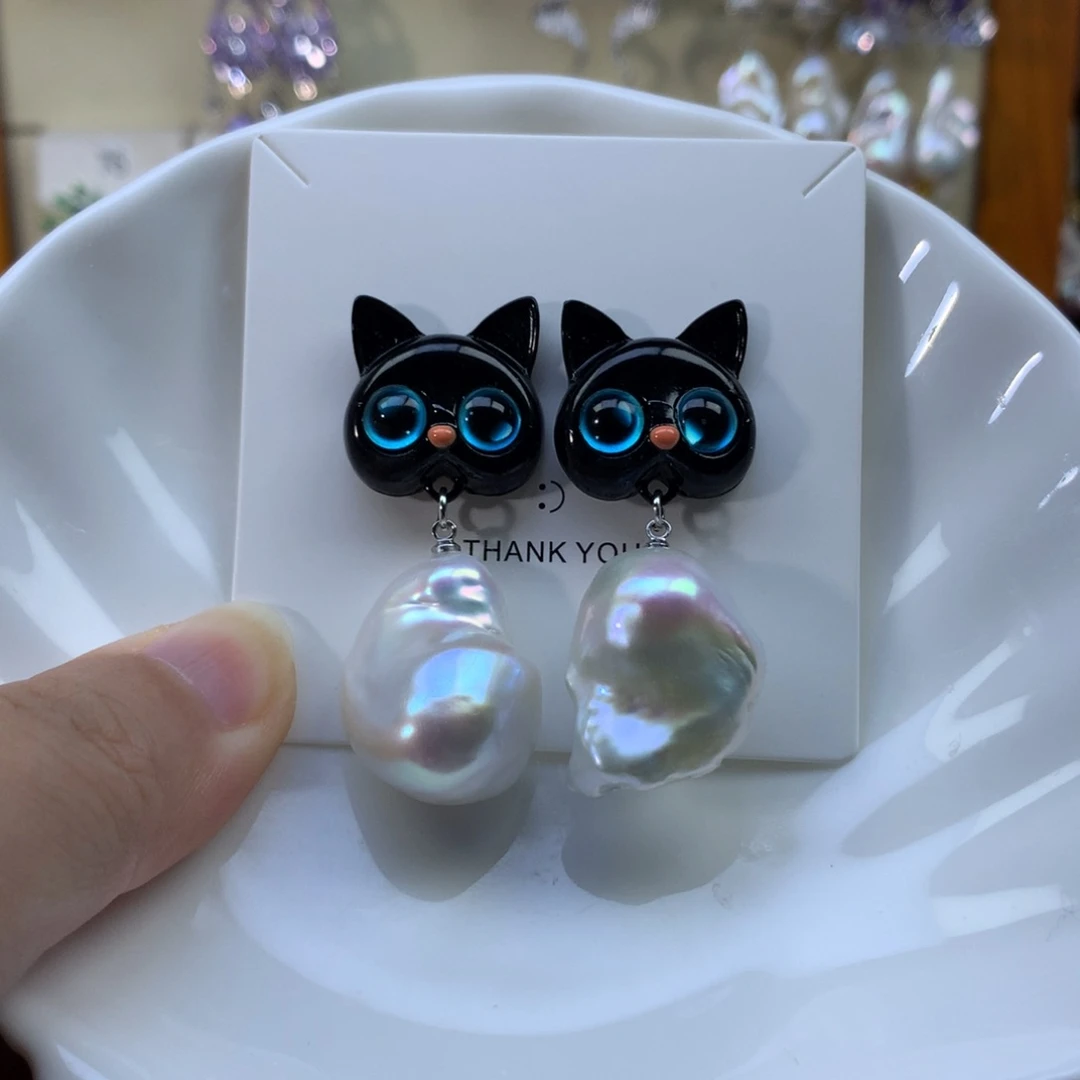 合金淡水珍珠耳环特价2608