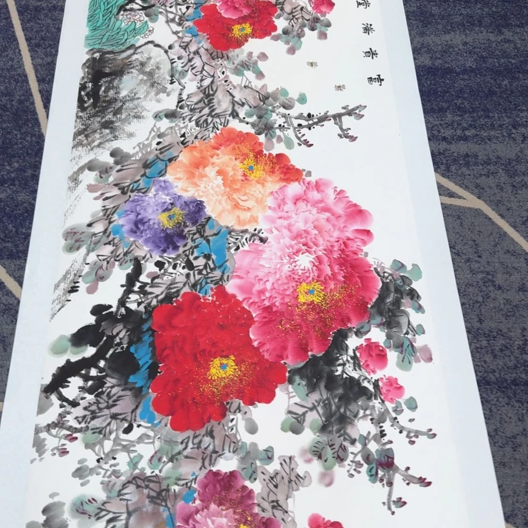 国画国画作品山水花鸟