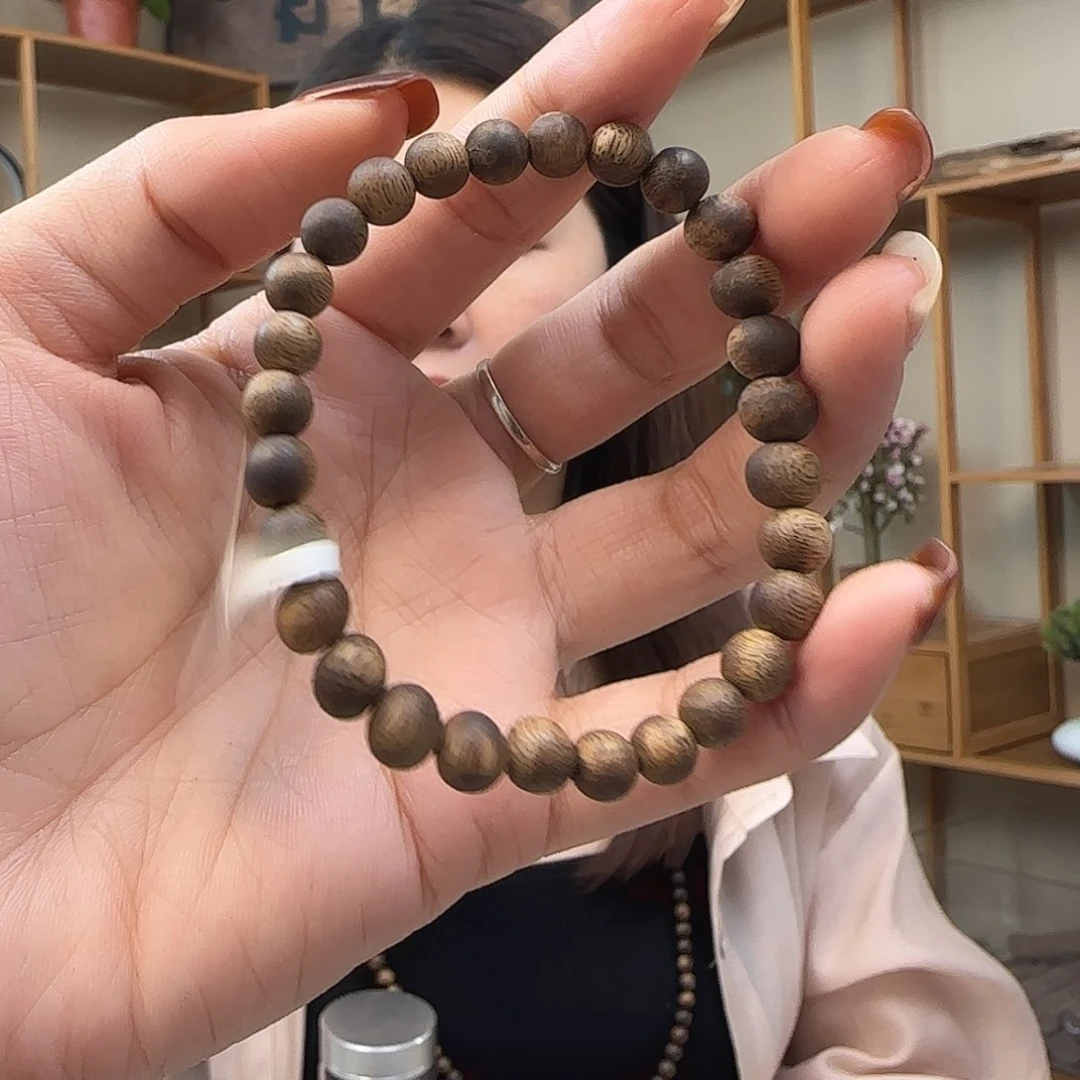 手串沉香木圆珠单圈多样性发一