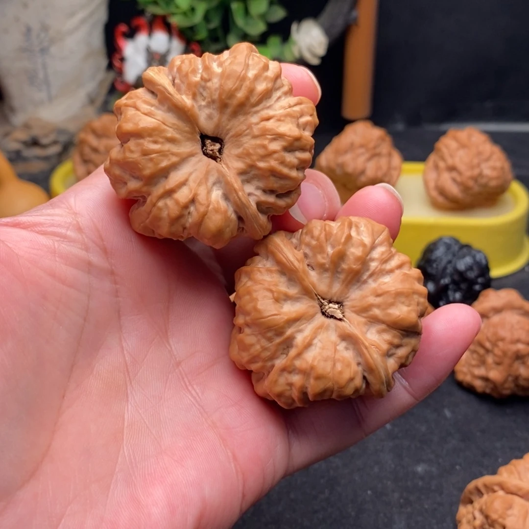 文玩核桃把件C蛤蟆头42尺