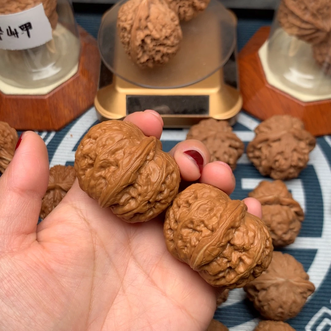 文玩核桃把件元宝43