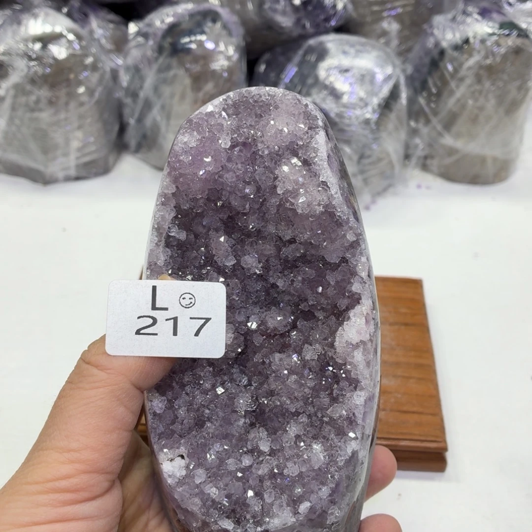 未镶嵌水晶摆件天然紫水晶