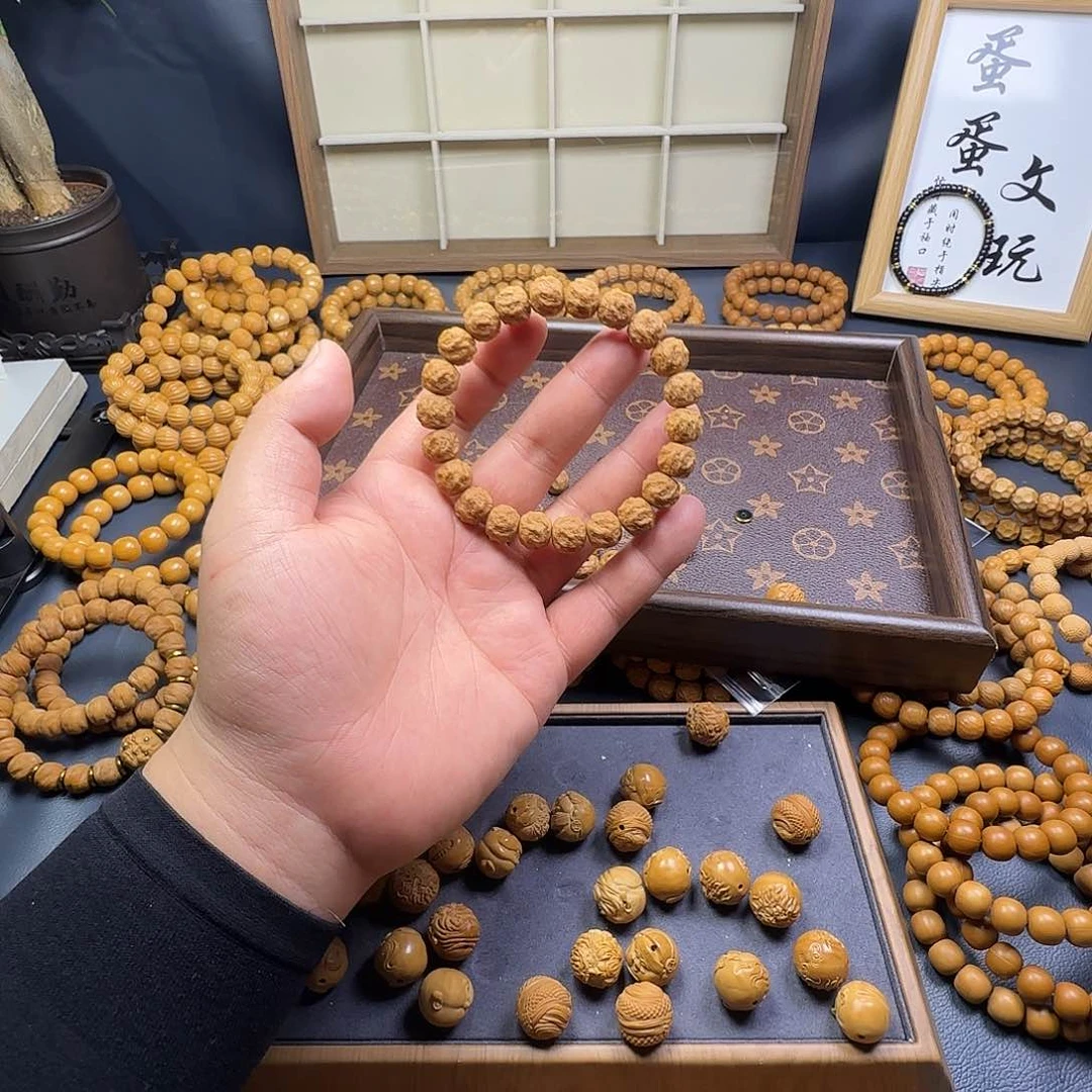 猴头核桃手串璟**窗龙蛇