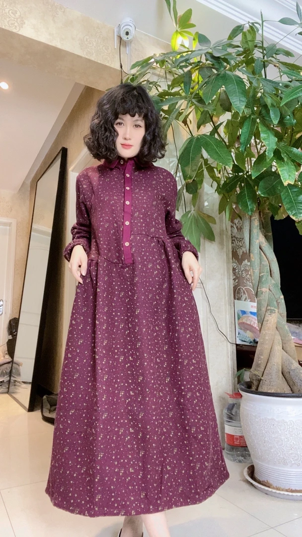 加绒保暖62308衣长115cm，可内穿可打底，加绒保暖舒适收腰显瘦