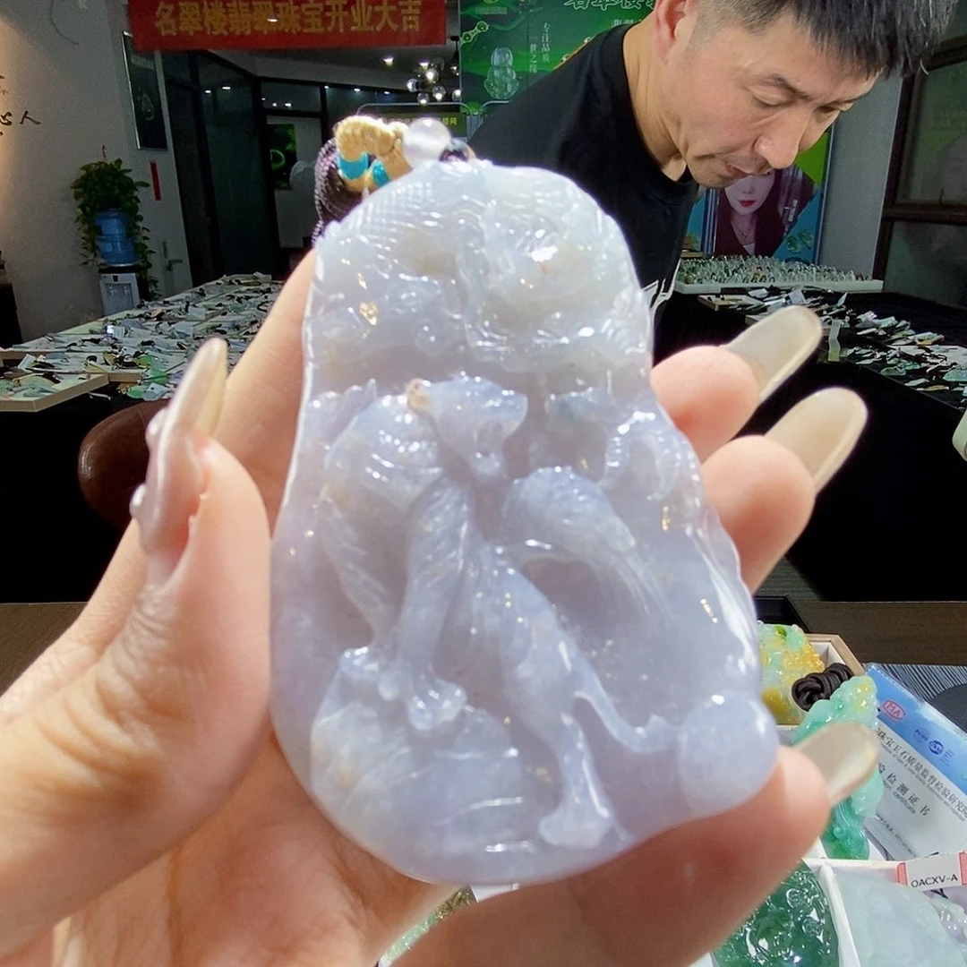 颈饰未镶嵌翡翠翡翠