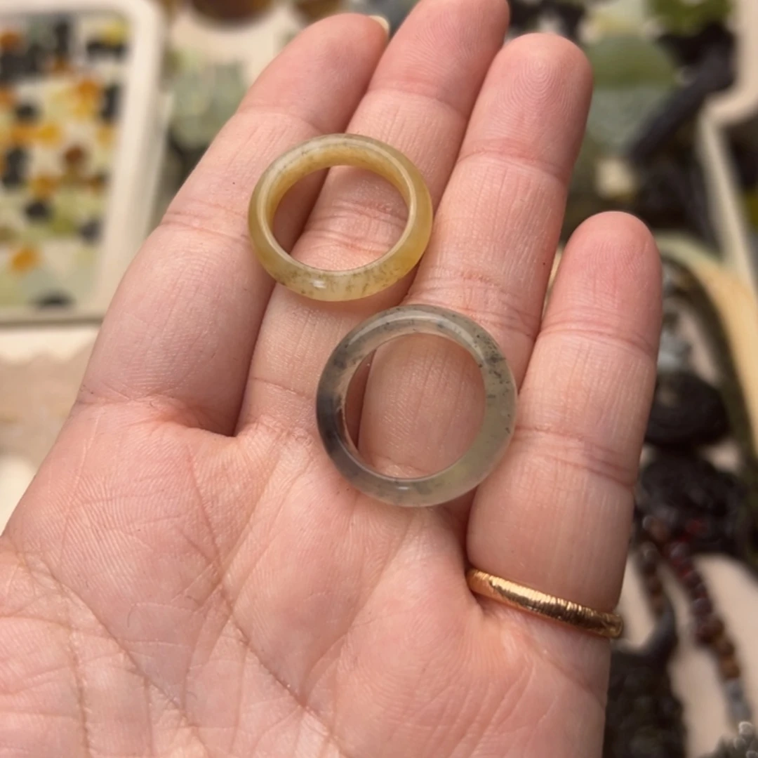 蛇纹石玉合金颈饰