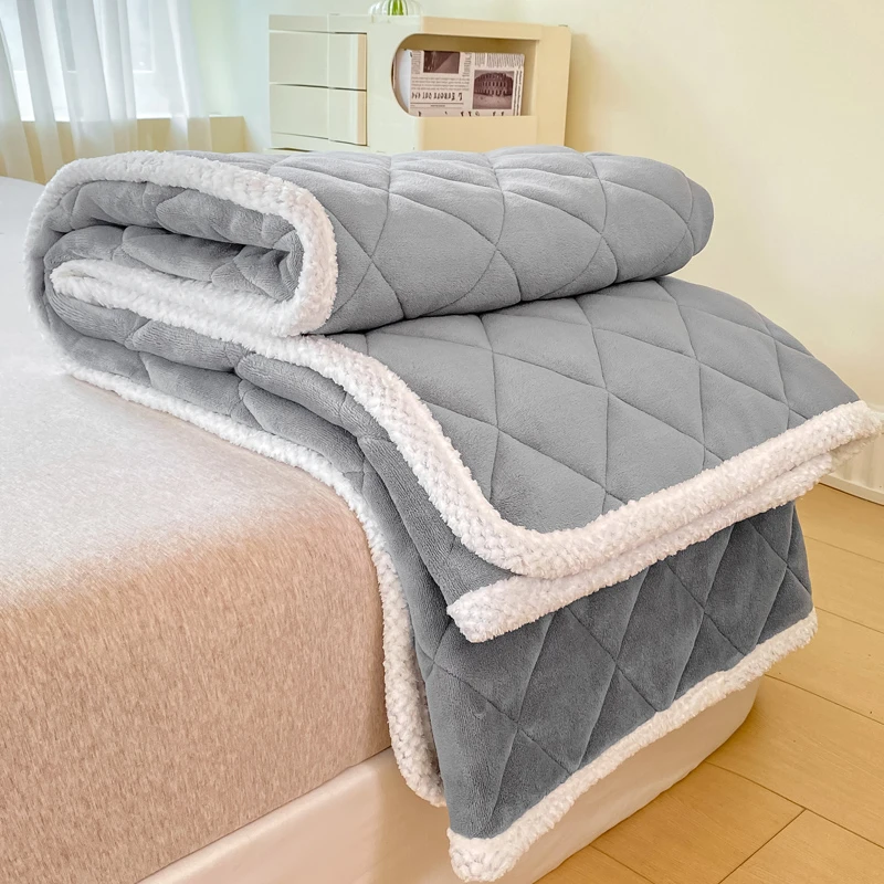 孤品处理加绒床褥保护罩冬季保暖软垫可机洗床单毯子