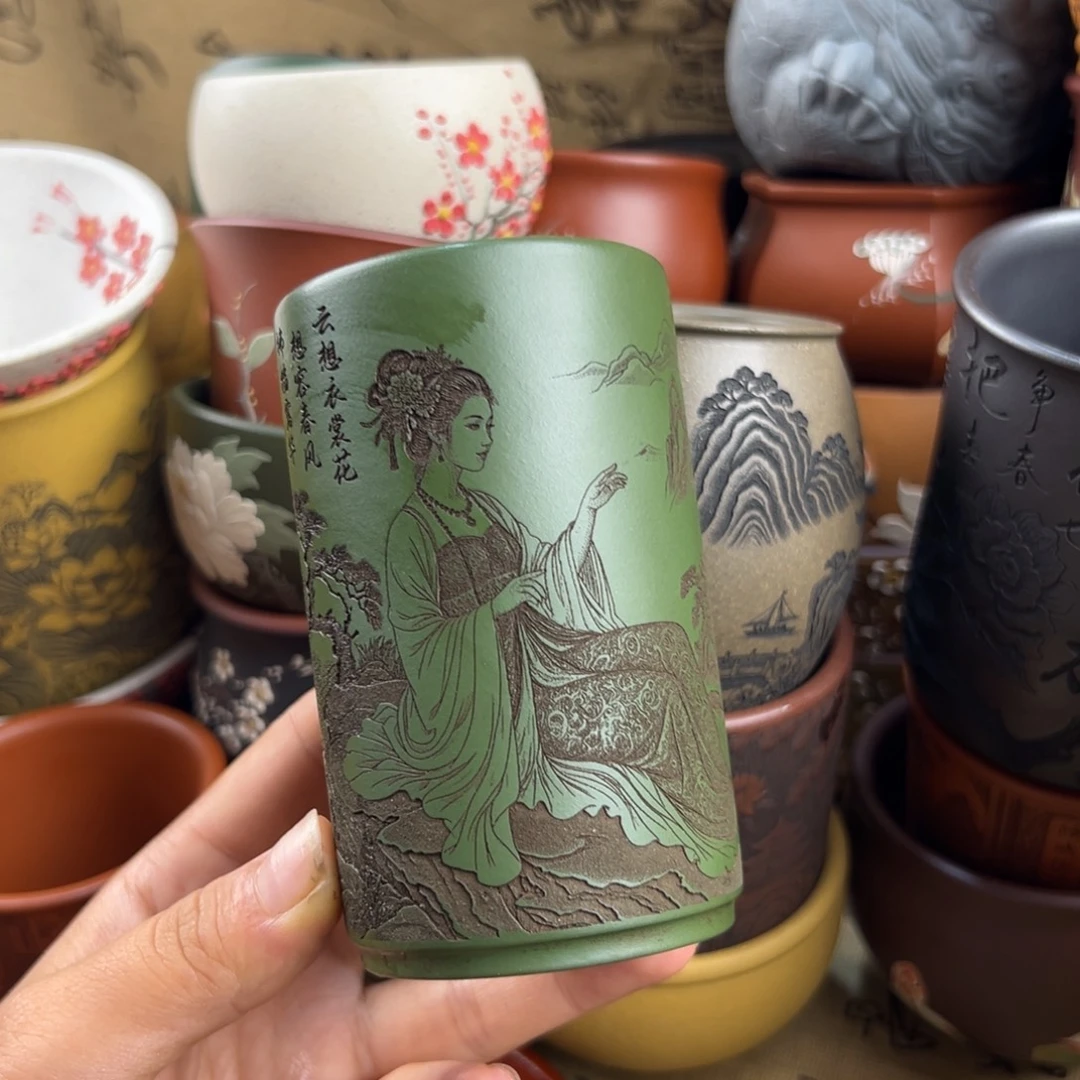 紫砂茶杯紫砂紫砂