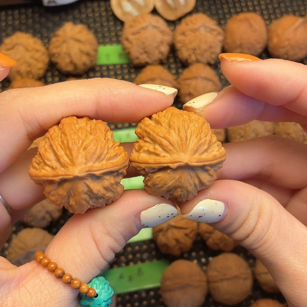 文玩核桃吊坠32尺闷尖磨盘00015