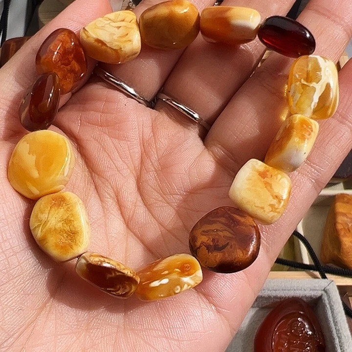 蜜蜡裸石未镶嵌喵*吉我