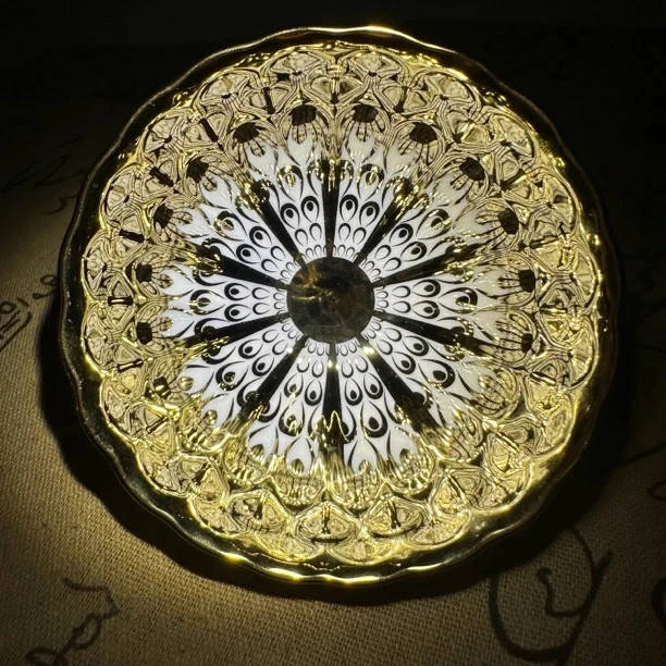 璀璨金孔雀裸杯-高端主人杯