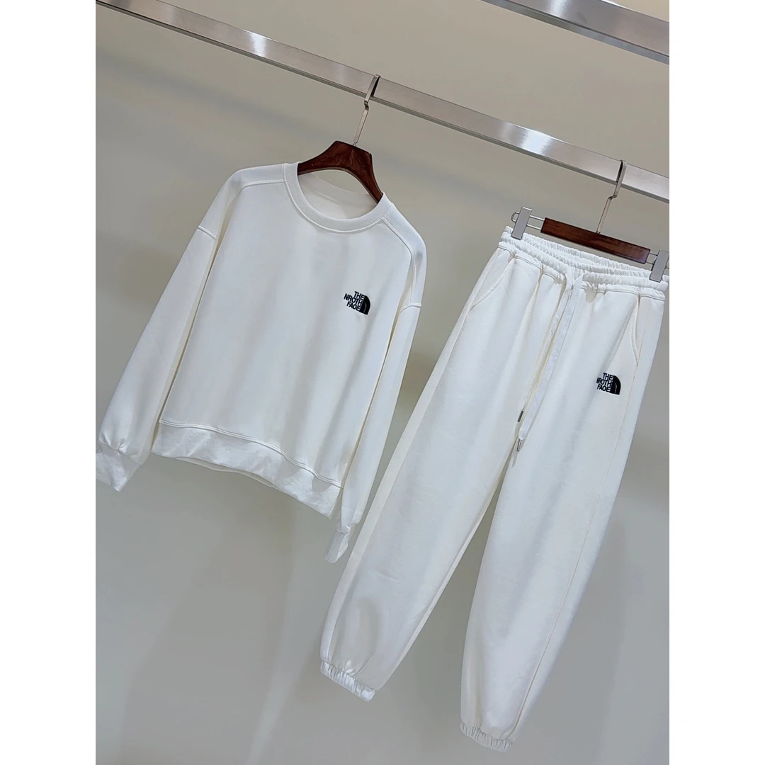 女款运动休闲卫衣套装两件套—小个子【166以下的拍【THE】—白色—9004