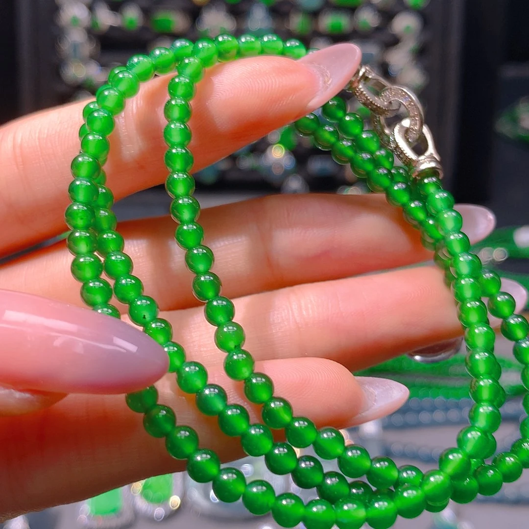 翡翠未镶嵌耳饰天然翡翠