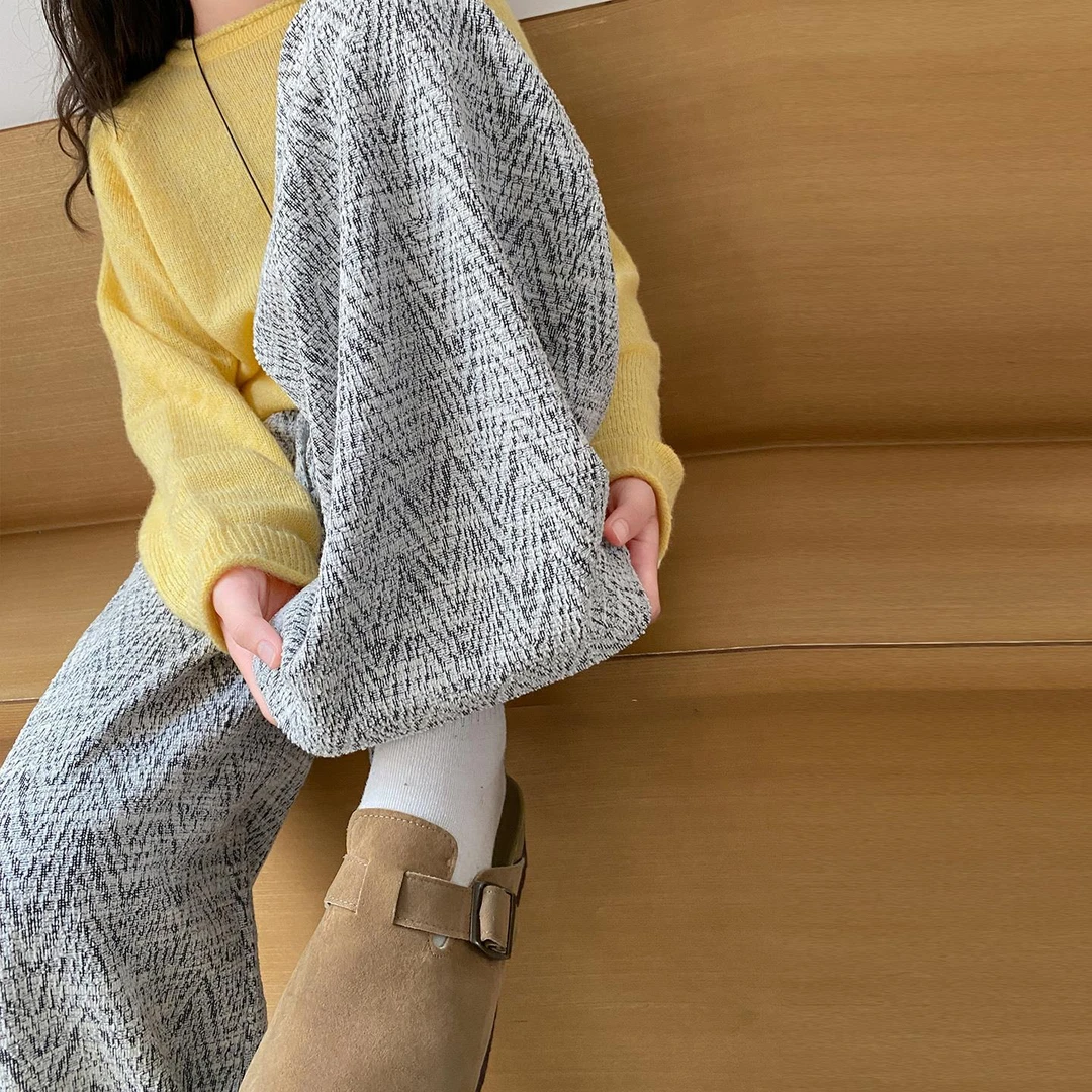 女童裤子秋季休闲裤2025新款儿童直筒卫裤女大童秋装运动裤初中生