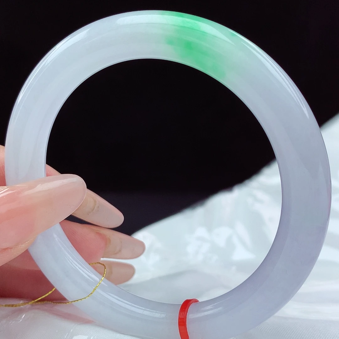 翡翠手镯未镶嵌55圆镯498