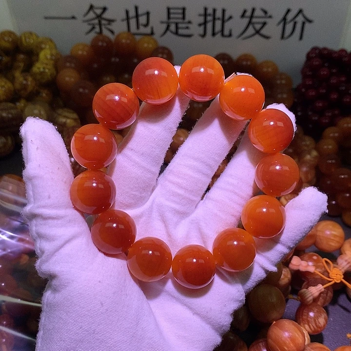 松木（琥珀木）手串/手链1.8 包浆高货