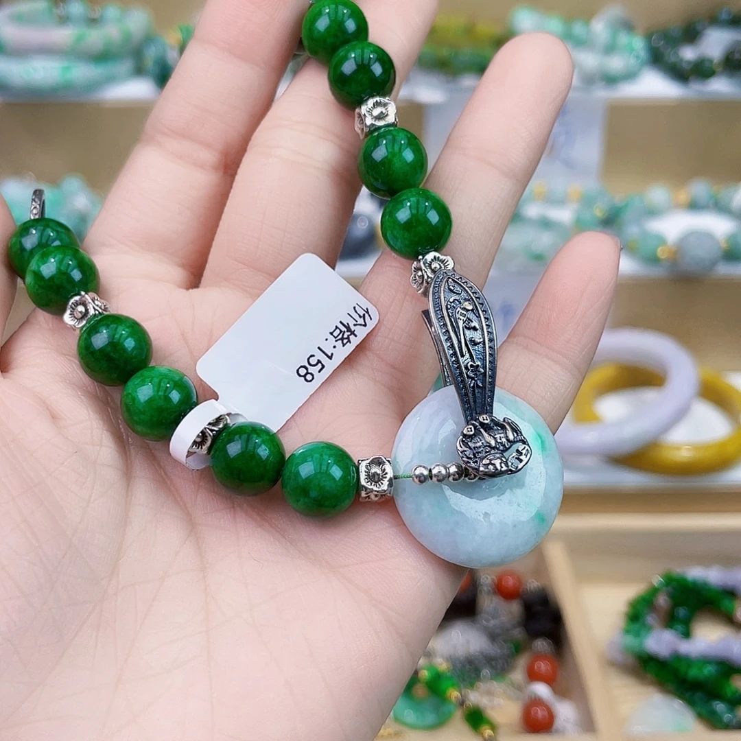 翡翠未镶嵌手链手链