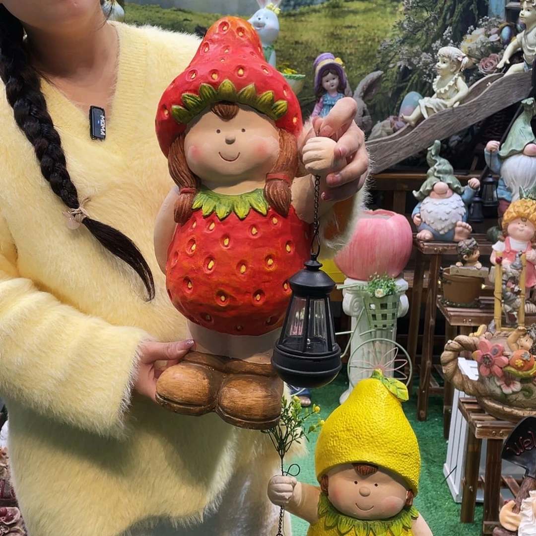 摆件花园摆件红红火火