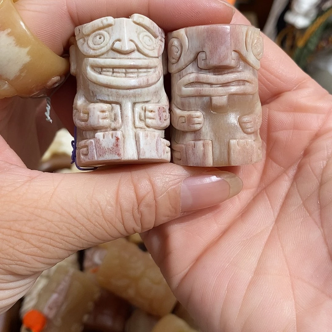 鹿骨把件瘦****瓜10号结界兽骨笛