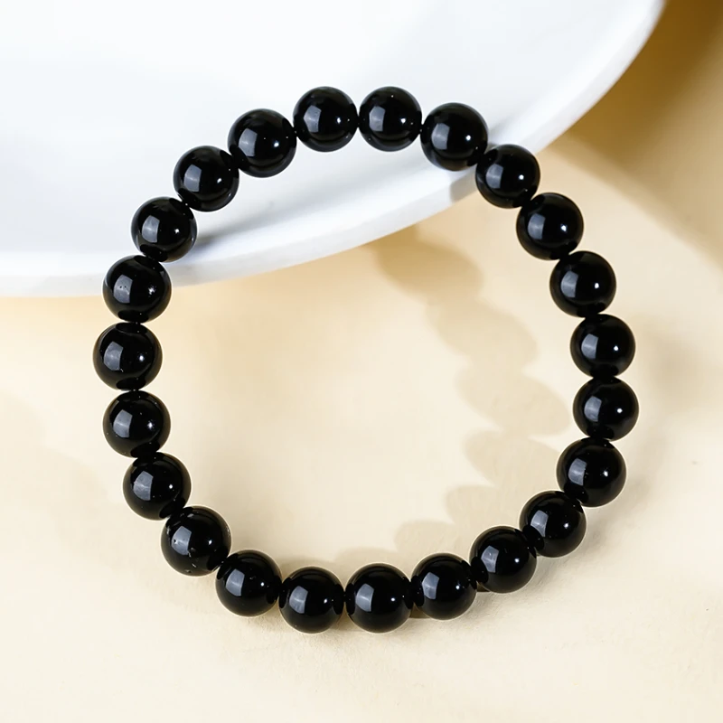 黑曜石手串百搭时尚