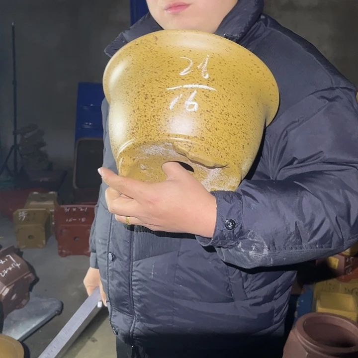 紫砂花盆紫砂等传统