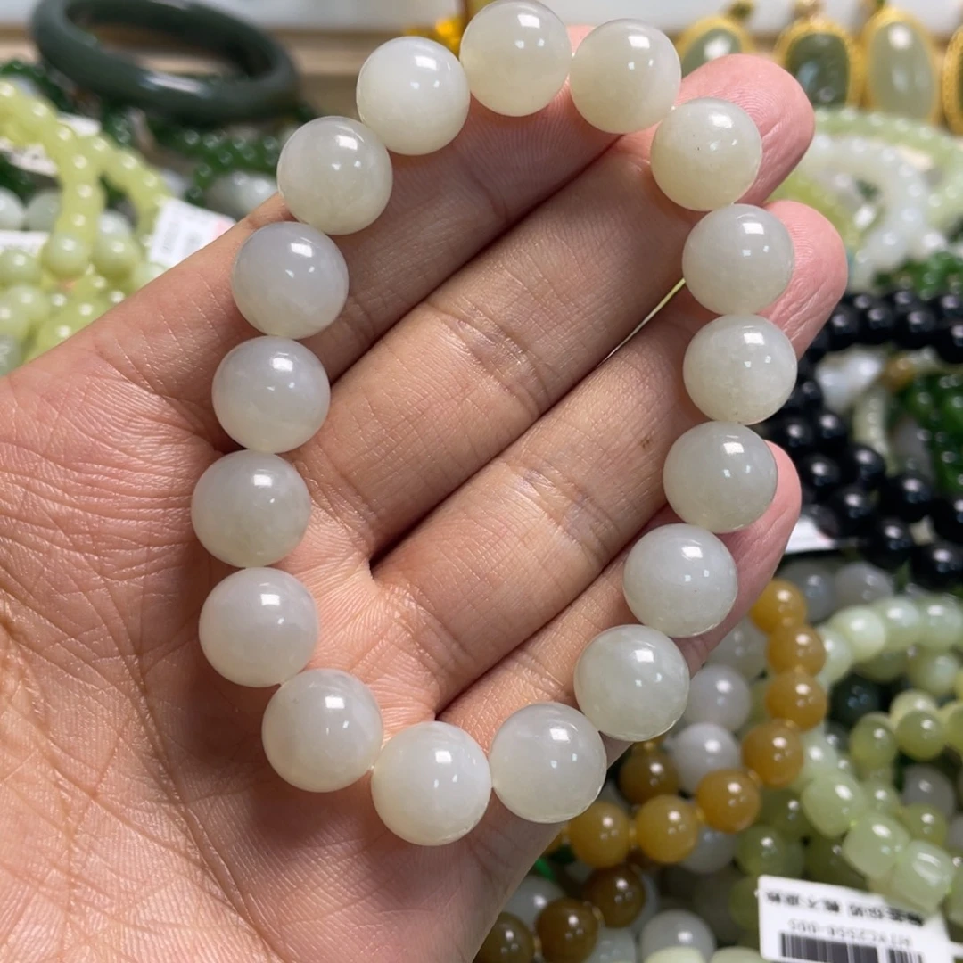 和田玉未镶嵌手链012