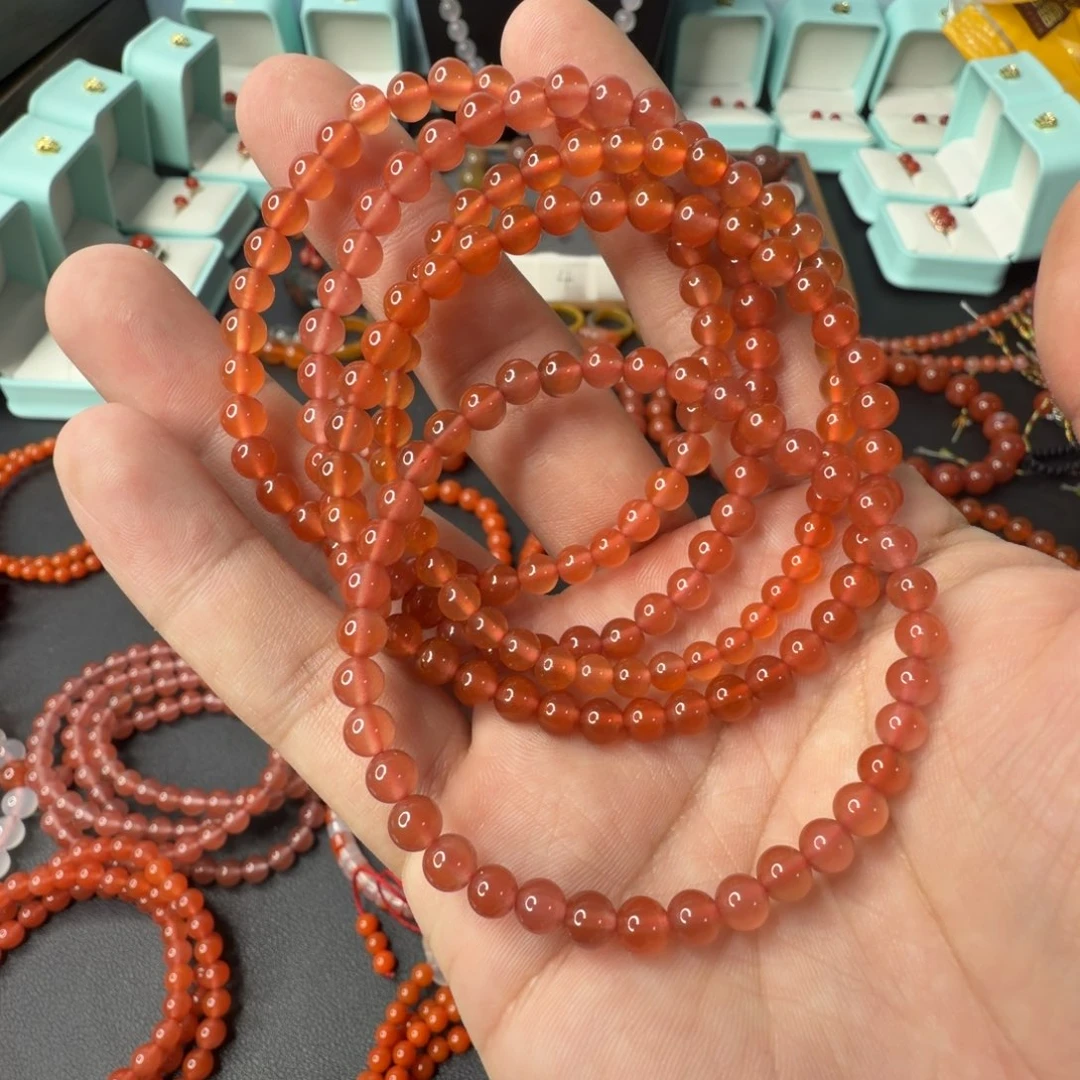 南红玛瑙未镶嵌单圈3多样性发其一