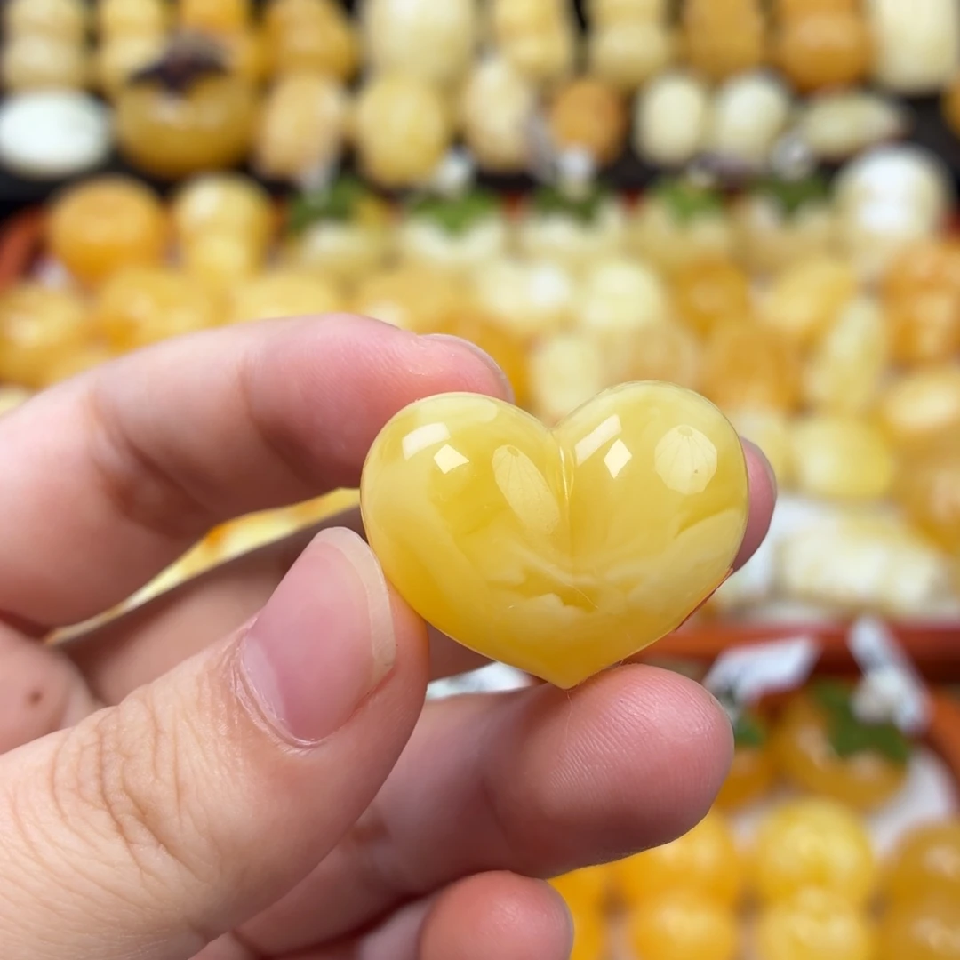 蜜蜡未镶嵌毛衣链蜜蜡