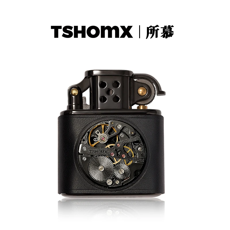 TSHOMX复古防风创意定制刻字打火机纪念日生日送男友商务高档礼物