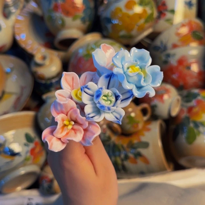 瓷片15元五朵 画面颜色不定项