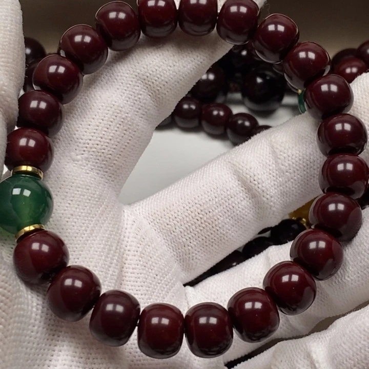 核桃手串/手链赵*猴头雕刻